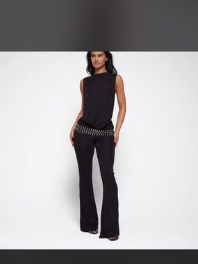 A VINTAGE FIT Draped Jumpsuit